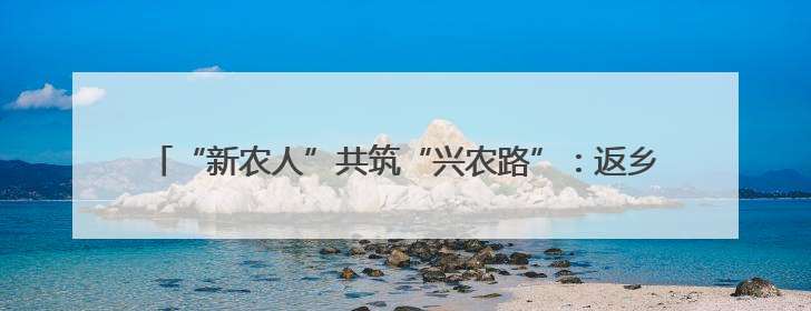 “新农人”共筑“兴农路”：返乡大学生“桃三代”让老树结新果