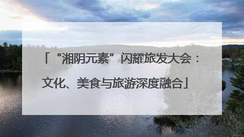 “湘阴元素”闪耀旅发大会：文化、美食与旅游深度融合