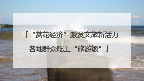 “赏花经济”激发文旅新活力 各地群众吃上“旅游饭”