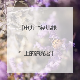 电力“经纬线”上的追光者