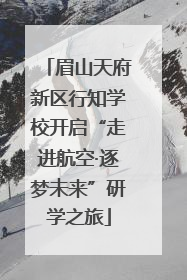 眉山天府新区行知学校开启“走进航空·逐梦未来”研学之旅