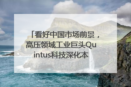 看好中国市场前景，高压领域工业巨头Quintus科技深化本土策略，构建全方位服务亚太区总部