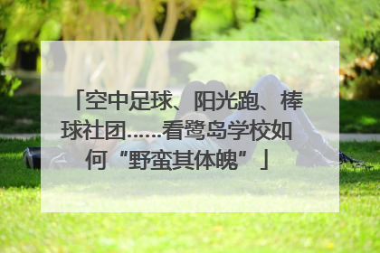 空中足球、阳光跑、棒球社团……看鹭岛学校如何“野蛮其体魄”