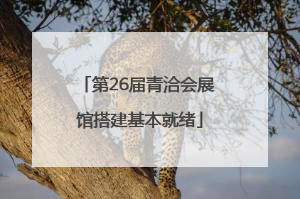 第26届青洽会展馆搭建基本就绪