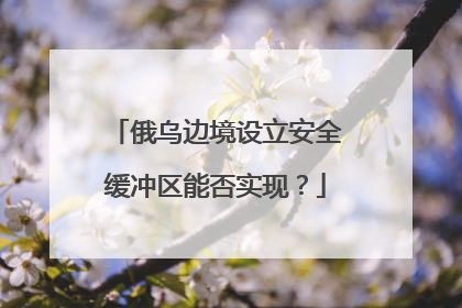 俄乌边境设立安全缓冲区能否实现？