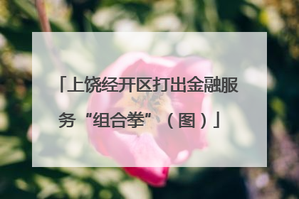 上饶经开区打出金融服务“组合拳”（图）