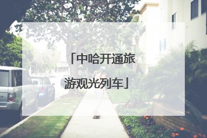 中哈开通旅游观光列车