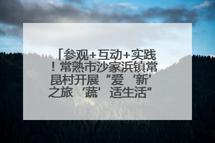 参观+互动+实践！常熟市沙家浜镇常昆村开展“爱‘新’之旅‘蔬’适生活”参观学习活动