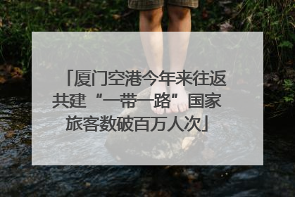 厦门空港今年来往返共建“一带一路”国家旅客数破百万人次