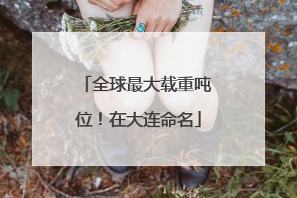 全球最大载重吨位！在大连命名