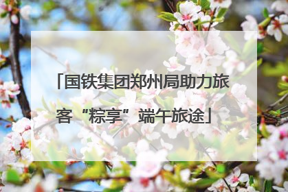 国铁集团郑州局助力旅客“粽享”端午旅途
