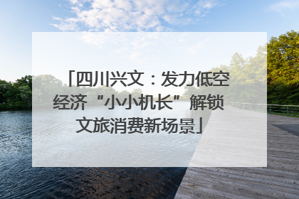 四川兴文：发力低空经济“小小机长”解锁文旅消费新场景