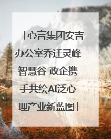 心言集团安吉办公室乔迁灵峰智慧谷 政企携手共绘AI泛心理产业新蓝图