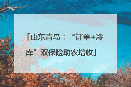 山东青岛：“订单+冷库”双保险助农增收