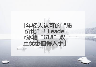 年轻人认可的“质价比”！Leader冰箱“618”双重优惠值得入手