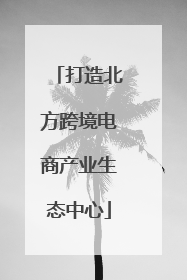打造北方跨境电商产业生态中心