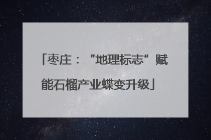 枣庄：“地理标志”赋能石榴产业蝶变升级