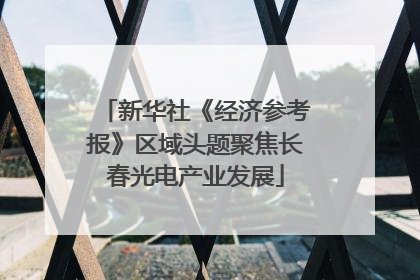 新华社《经济参考报》区域头题聚焦长春光电产业发展