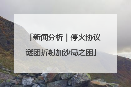 新闻分析｜停火协议谜团折射加沙局之困