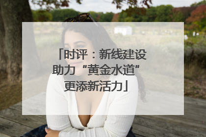 时评：新线建设助力“黄金水道”更添新活力