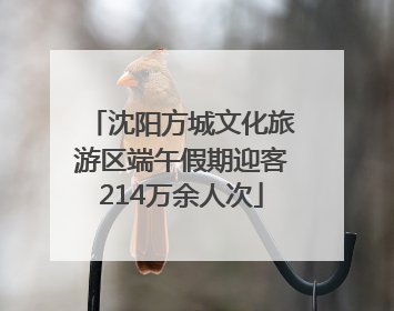 沈阳方城文化旅游区端午假期迎客214万余人次
