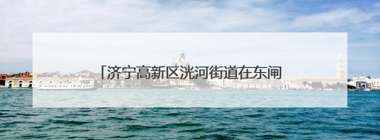 济宁高新区洸河街道在东闸社区开展端午节慰问活动