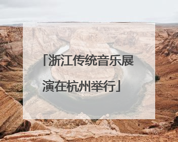 浙江传统音乐展演在杭州举行
