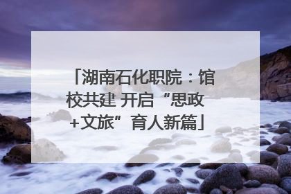 湖南石化职院：馆校共建 开启“思政+文旅”育人新篇