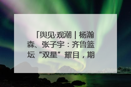 舆见·观潮｜杨瀚森、张子宇：齐鲁篮坛“双星”耀目，期许与挑战并存