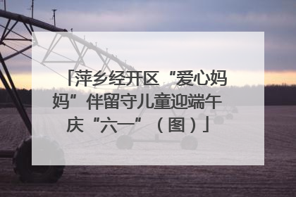 萍乡经开区“爱心妈妈”伴留守儿童迎端午庆“六一”（图）