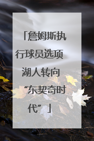 詹姆斯执行球员选项 湖人转向“东契奇时代”