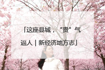 这座县城，“贵”气逼人｜新经济地方志