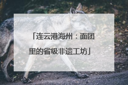 连云港海州：面团里的省级非遗工坊