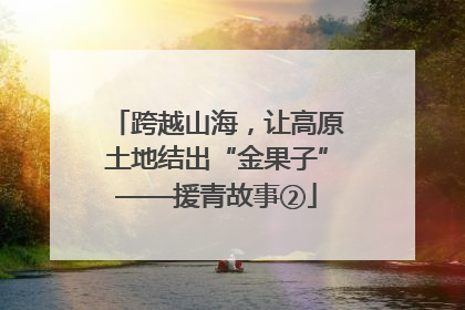 跨越山海，让高原土地结出“金果子”——援青故事②
