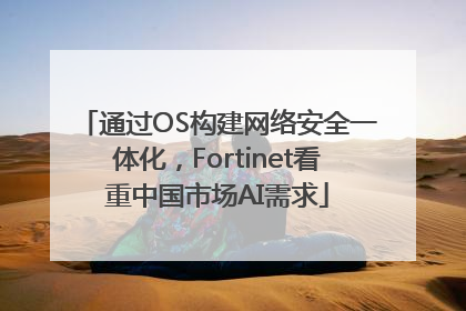 通过OS构建网络安全一体化，Fortinet看重中国市场AI需求