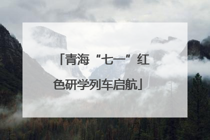 青海“七一”红色研学列车启航