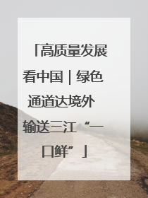 高质量发展看中国｜绿色通道达境外 输送三江“一口鲜”