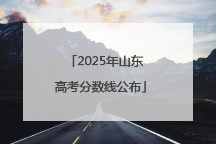 2025年山东高考分数线公布