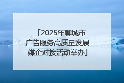 2025年聊城市广告服务高质量发展媒企对接活动举办