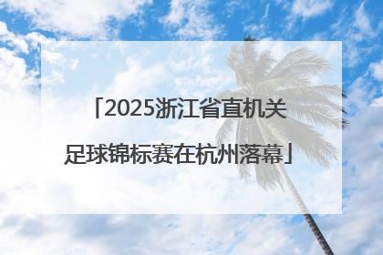 2025浙江省直机关足球锦标赛在杭州落幕