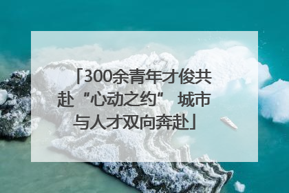 300余青年才俊共赴“心动之约” 城市与人才双向奔赴