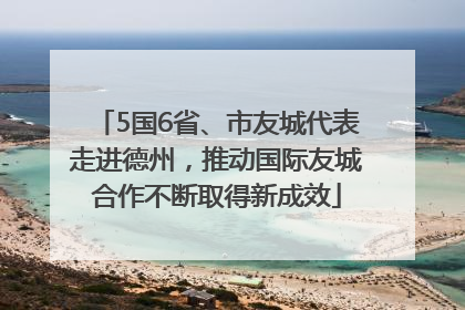 5国6省、市友城代表走进德州，推动国际友城合作不断取得新成效