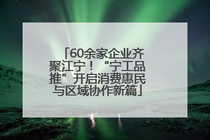 60余家企业齐聚江宁！“宁工品推”开启消费惠民与区域协作新篇